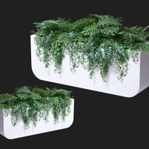 植物花箱3D模型下载